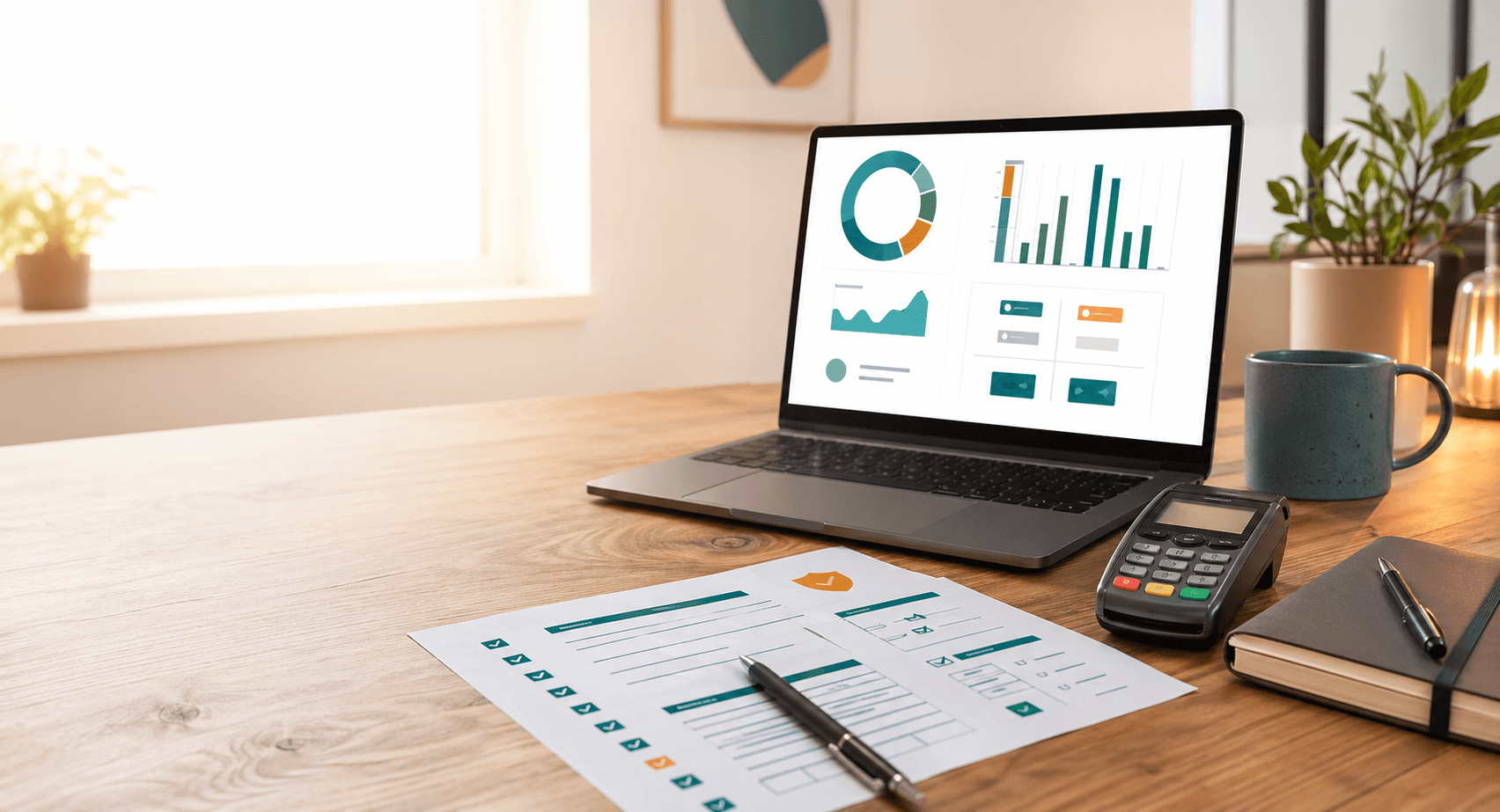 Small business cyber risk review desk